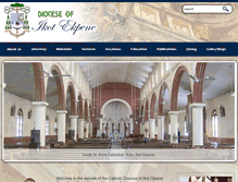 Tablet Screenshot of ikotekpenediocese.org